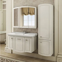 Тумба с раковиной Comforty Палини 100 00004148011CF белая