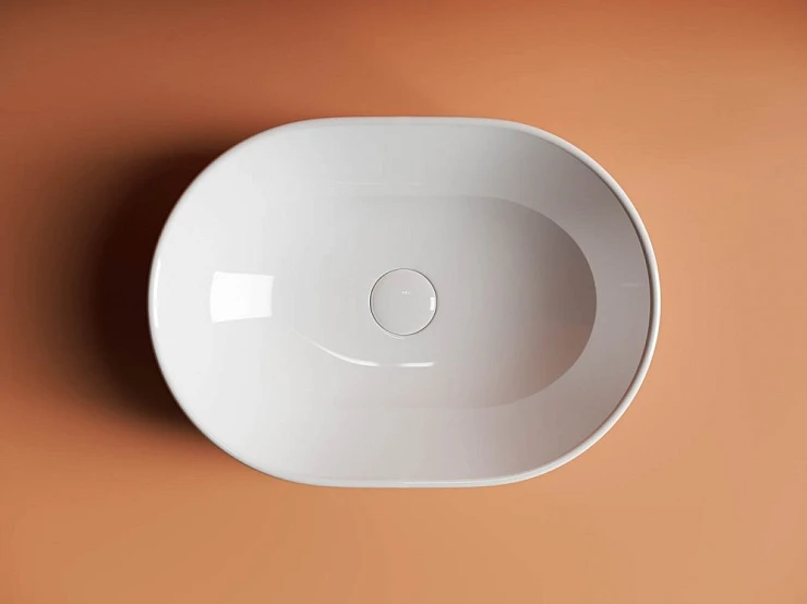 Раковина накладная Ceramica Nova Element CN6019 белая глянцевая