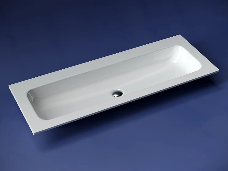 Раковина встраиваемая Ceramica Nova Grace 120см CN7016wx белая