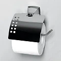 Держатель туалетной бумаги Wasserkraft Wern K-2525 с крышкой, хром