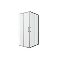 Душевой уголок Bravat Line 90x90см BS090.2202A профиль хром, стекло прозрачное