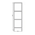 Стеллаж Comforty Мальме 40 00-00000826CF дуб дымчатый