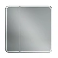 Зеркало-шкаф Art&Max Verona 80 AM-Ver-800-800-2D-R-DS-F с подсветкой, белый