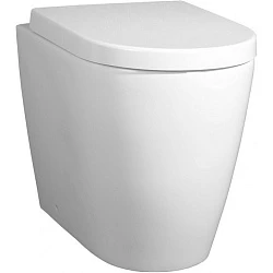 Унитаз приставной BelBagno Marino BB105CBR крышка-сиденье BB105SC белый глянец
