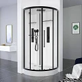 Душевая кабина Black & White Galaxy 90х90см G8021 8021000 профиль черный, стекло прозрачное