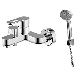 Смеситель для ванны с душем Bravat Stream-D F637163C-B хром