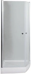 Душевой уголок Aquanet IVA 100x90см R 183210+183650 правая, профиль хром, стек