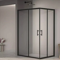 Душевой уголок RGW Passage PA-146B 70x90см 020814679-14 профиль черный, стекло прозрачное