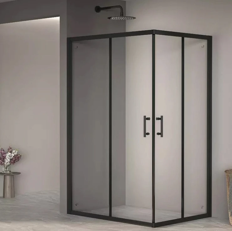 Душевой уголок RGW Passage PA-146B 70x90см 020814679-14 профиль черный, стекло прозрачное