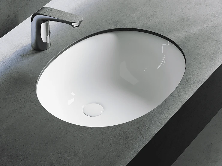 Раковина встраиваемая под столешницу Ceramica Nova Element 56см CN6043 белая