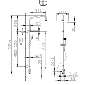 Душевая стойка Bravat Fit S D283CP-2A-RUS хром