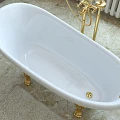 Ванна из искусственного камня Эстет Марсель 170x80 ФР-00001849 белая глянцевая