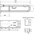 Поручень откидной Bemeta 301102291