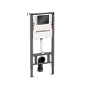 Система инсталляции для унитазов Ceramica Nova Balance CN121002MB с кнопкой черной матовой