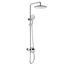 Душевая стойка Bravat Riffle F6336370CP-A-RUS хром
