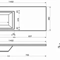 Встраиваемая раковина Style Line Даллас 140см СС-00002433 белая