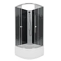 Душевая кабина Niagara Eco 90x90см NG-7508BK профиль хром