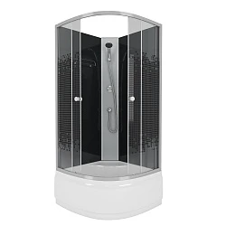 Душевая кабина Niagara Eco 90x90см NG-7508BK профиль хром