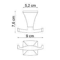Крючок Wasserkraft Wern K-2523D хром