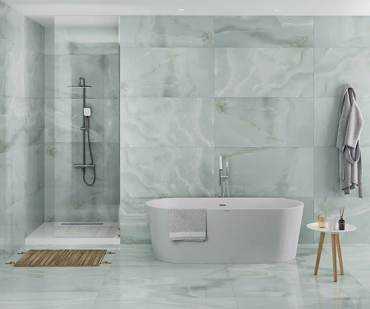Керамогранит STARO Luxor Admire Aqua Polished 60х120 см С0005444 бирюзовый