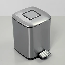 Ведро для мусора Wasserkraft K-649 9L хром