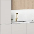 Смеситель для кухни Sancos Grand SC4002BG брашированное золото