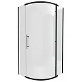 Душевой уголок Bravat Blackline 90x90см BS090.1110A профиль черный, стекло прозрачное