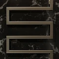 Полотенцесушитель электрический Приоритет Moda-Quadro 2 80x50 черный