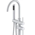 Напольный смеситель для ванны с душем Timo Saona 2300/16Y-CR белый