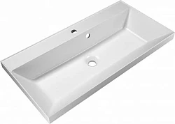 Тумба с раковиной BelBagno Marino 90 белая глянцевая