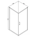 Душевой уголок Bravat Drop 90x90см BS090.2110 профиль хром, стекло прозрачное