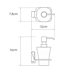 Дозатор Wasserkraft Leine K-5099 хром
