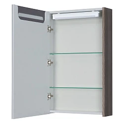 Зеркало-шкаф Aquaton Сильва 50 1A215502SIW5L дуб макиато