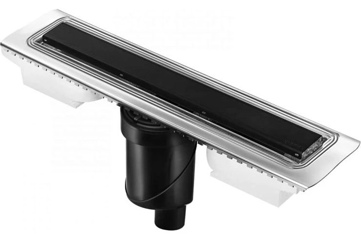 Душевой лоток Berges C1 Norma 70 095038 черный матовый