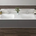 Тумба под раковину Cezares TITAN-I-1800/530-2C-GST серая
