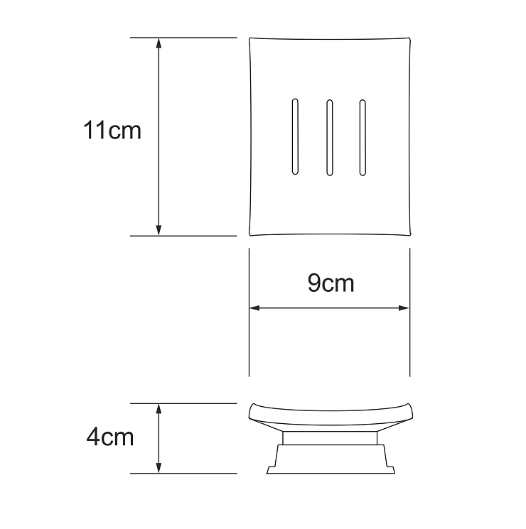 Мыльница Wasserkraft Amper K-5429 хром