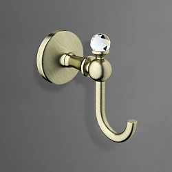 Крючок Art&Max Antic Crystal AM-E-2686BSJ-Br бронза