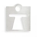 Табличка Bemeta Hotel 111022045 женский туалет, хром матовый