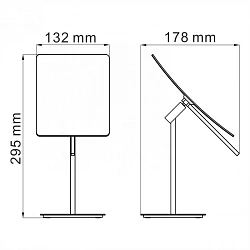 Косметическое зеркало Wasserkraft K-1006 хром