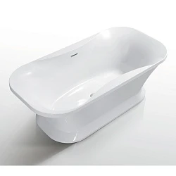 Акриловая ванна AZARIO BORDEAUX 180x90x60 с сифоном BOR18090 белая глянцевая