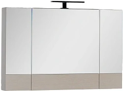 Зеркало-шкаф Aquanet Нота 100 158859 бежевый