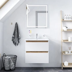 Мебель для ванной комнаты, зона красоты AM.PM X-Joy BK85GI Белый; Серебристый; Хром