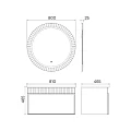 Тумба с раковиной Comforty Мадрид 80 белая матовая (раковина Comforty 80E)