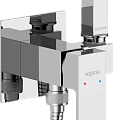Гигиенический душ Aquatek Либра AQ1022CR со смесителем, с внутренней частью, хром