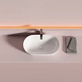 Раковина накладная Ceramica Nova Twist CN12001 белая