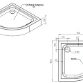 Душевой поддон AM.PM Gem 90x90см W90T-401-090W белый