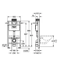Система инсталляции для унитазов Grohe Rapid SL 38525001