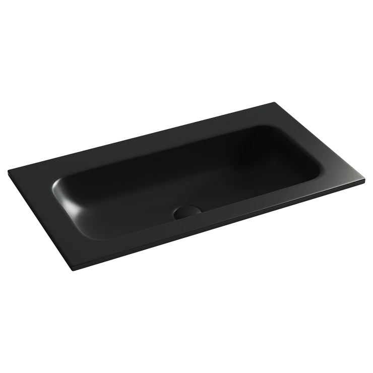 Раковина встраиваемая Ceramica Nova Grace 80см CN7012MBwx черная матовая