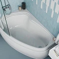 Акриловая ванна Vagnerplast Avona 150x90 VPBA159AVO3LX-04 левая, белая глянцевая