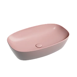 Раковина накладная Ceramica nova Element 600*380*138мм CN6049MP розовая матовая